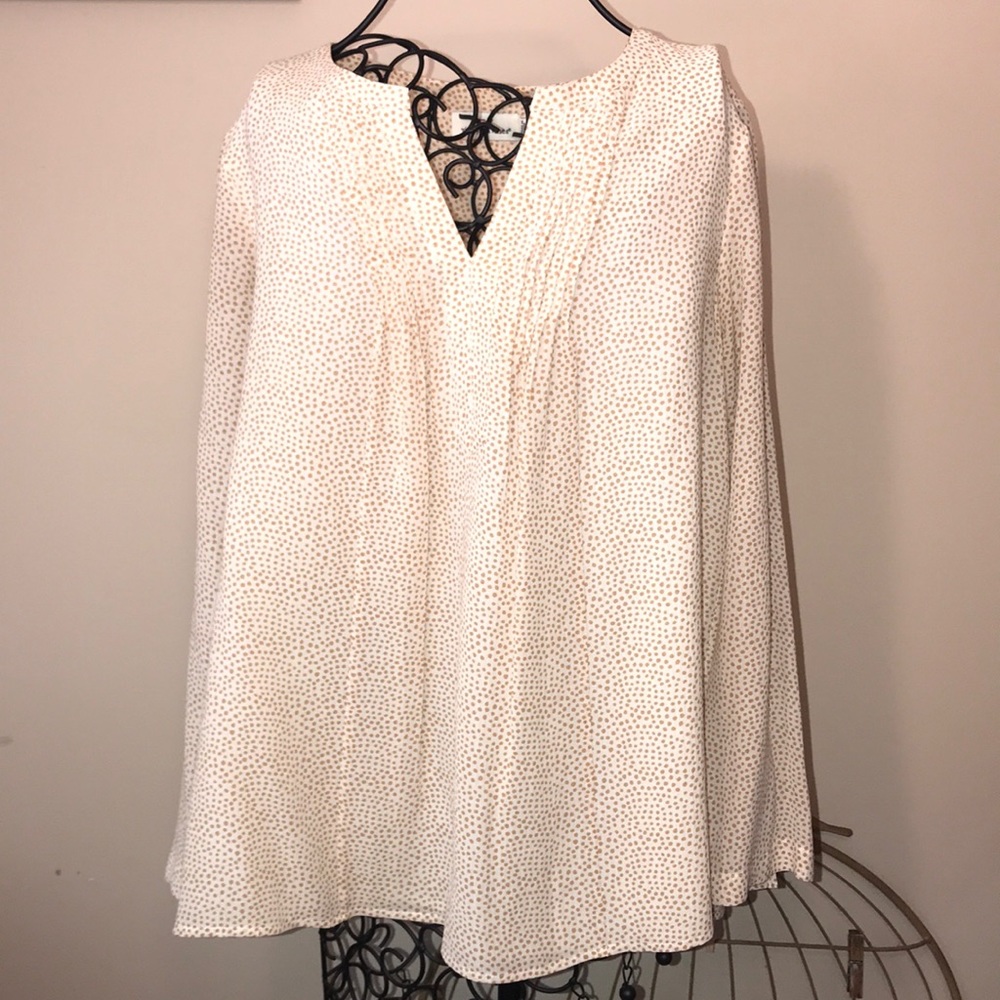 Vineyard Vines Gold Dot Blouse